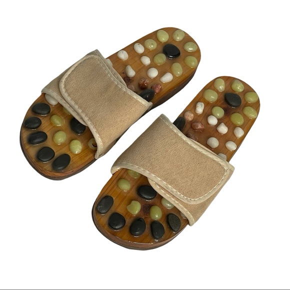 Sandals Stone Neo Reflexology Acupressure Massage Small (5 6) - Picture 1 of 10